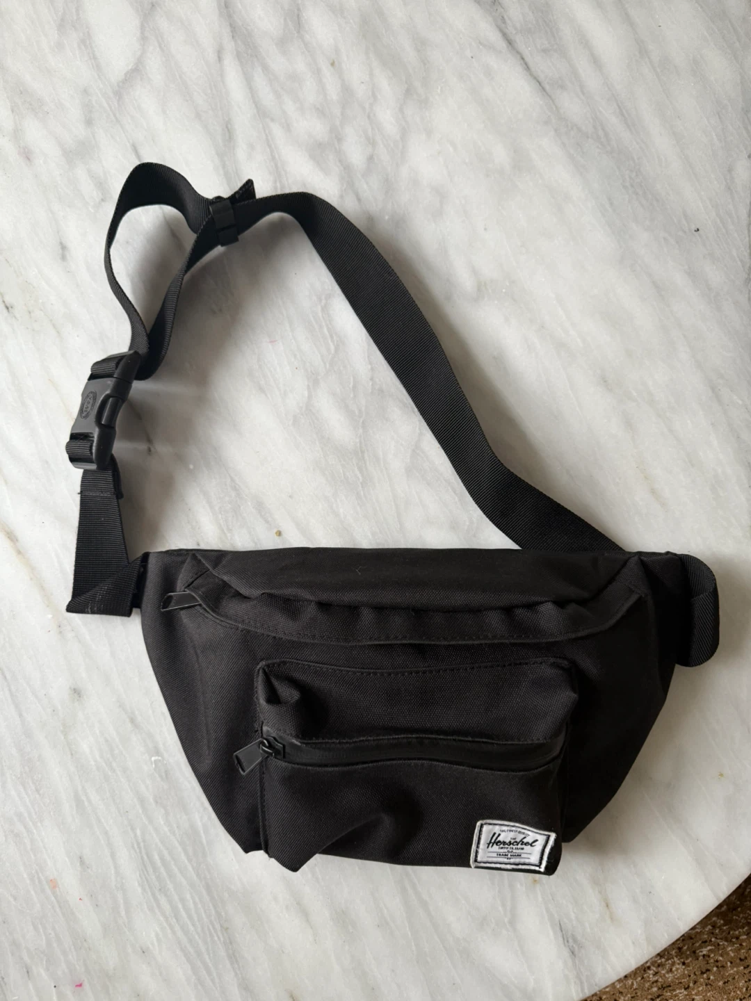 Herschel Black Fanny Pack
