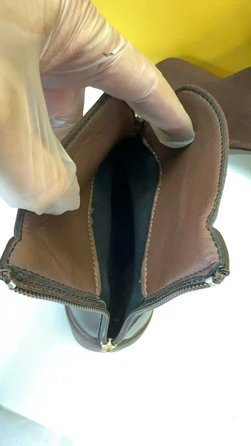 Brown Suede Ankle Boots with Buckle Detail - size 38 - photo 5
