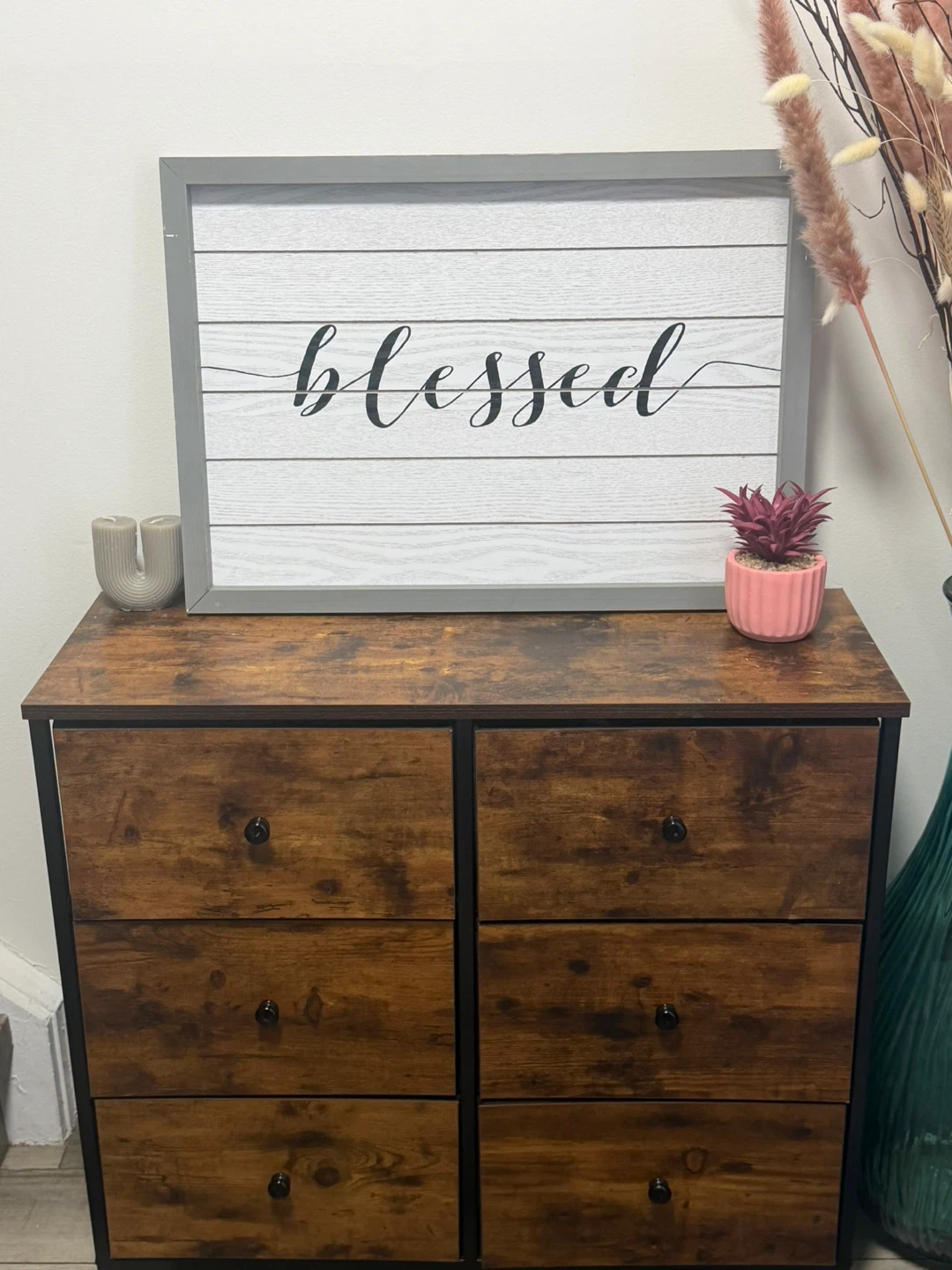 SONGMICS 6 Drawer Dresser - Rustic Brown ( 2 for $100)