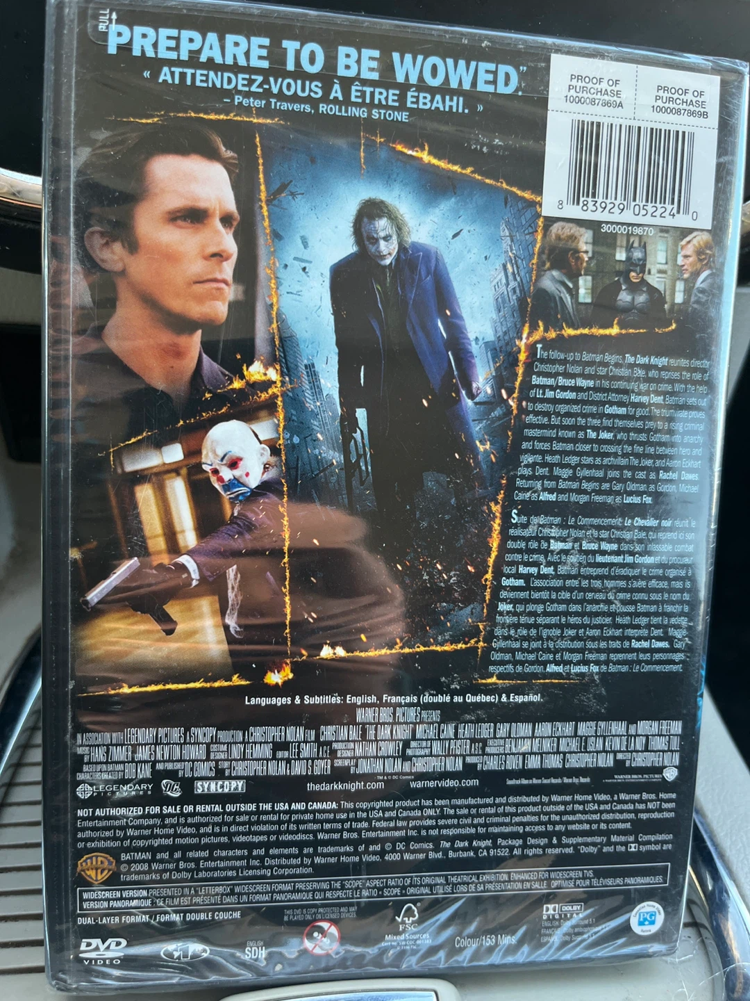 The Dark Knight DVD Widescreen Edition - photo 2