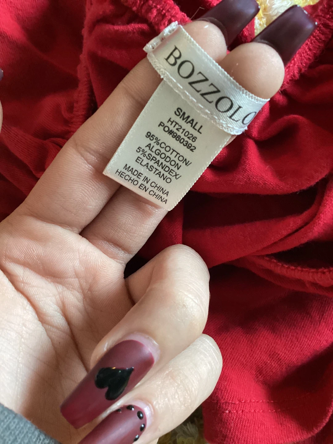 Assorted Tops: BOZZOLO Small Red, Forever 21 XS/TP Black - photo 2