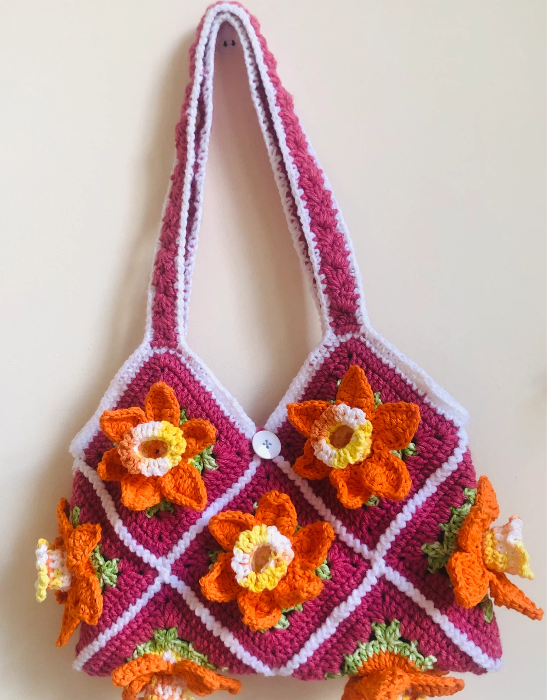Hand-crocheted Tote Bag