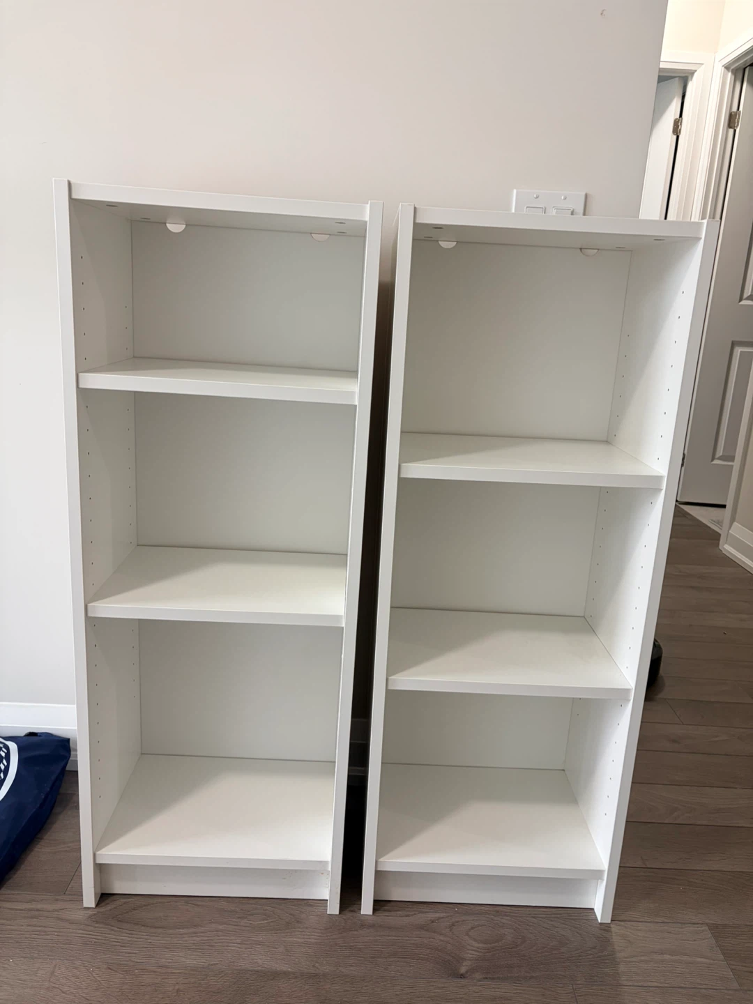 2 pc IKEA BILLY Bookcase, White, MUST TAKE BOTH - photo 2