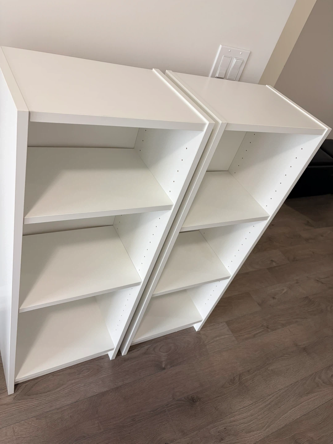 2 pc IKEA BILLY Bookcase, White, MUST TAKE BOTH - photo 4