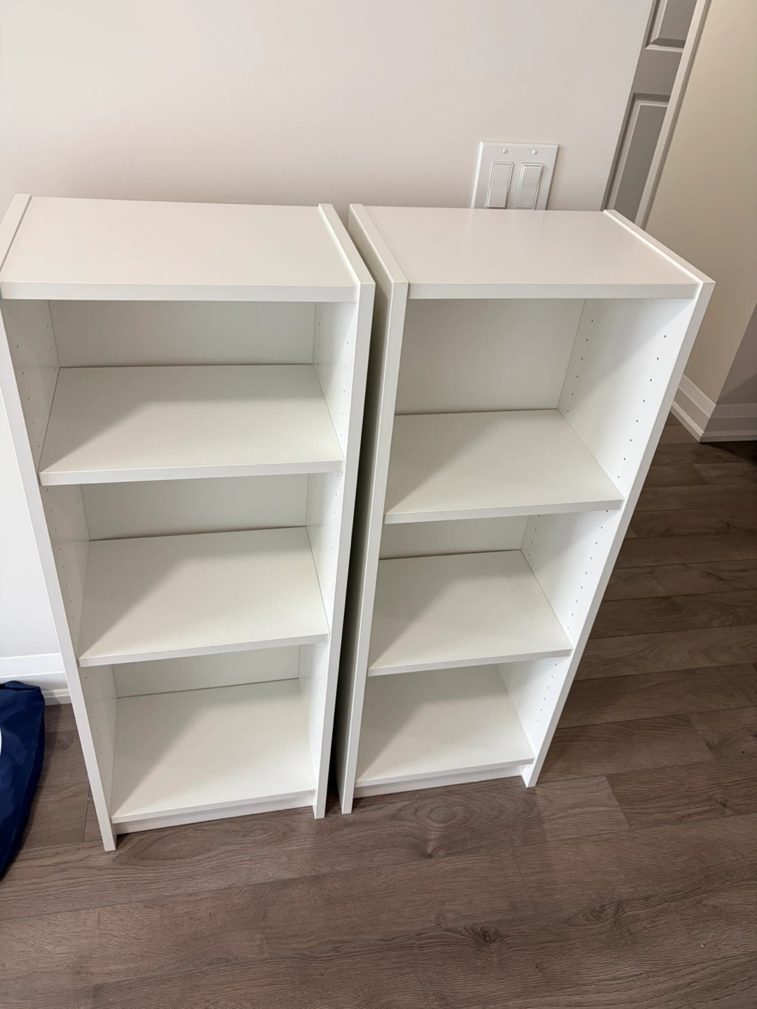 2 pc IKEA BILLY Bookcase, White, MUST TAKE BOTH - photo 3