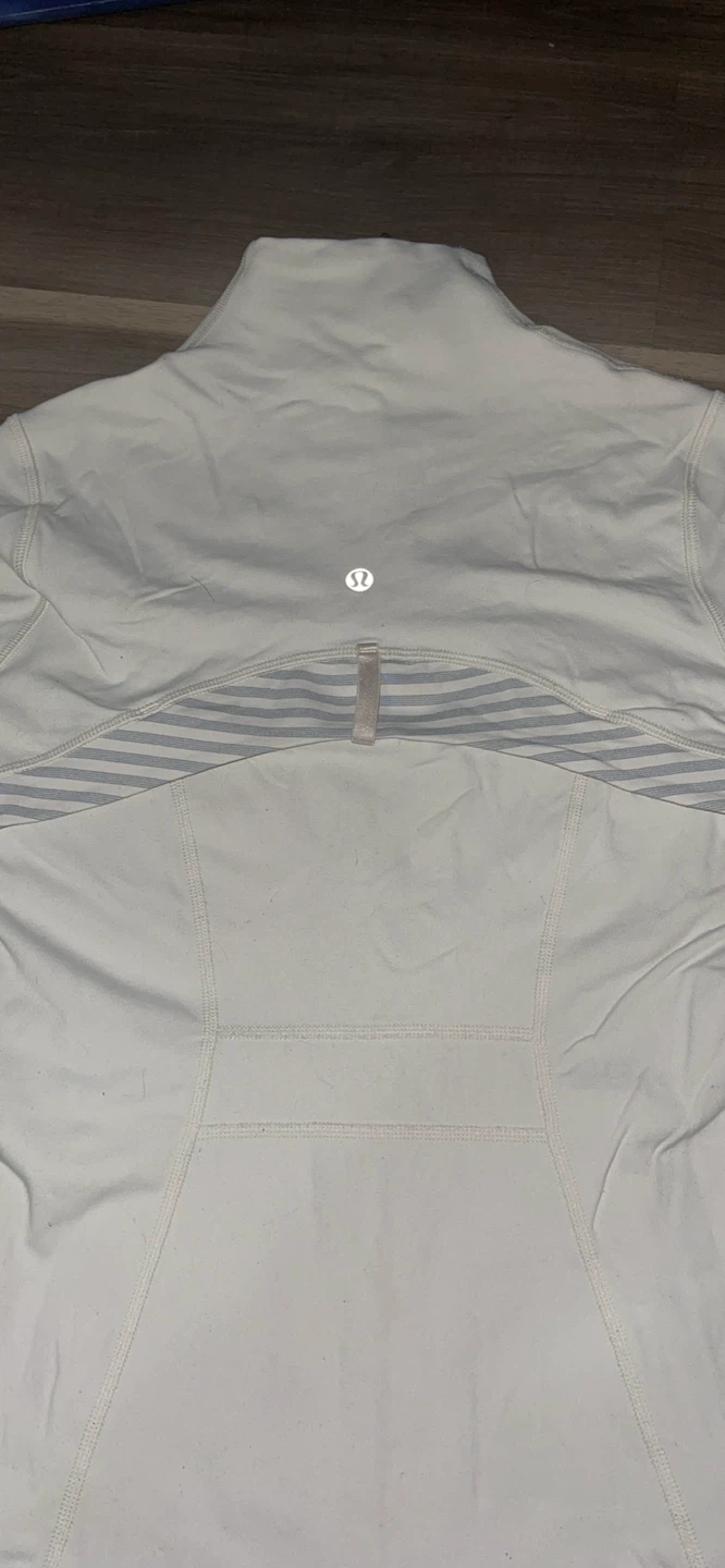 Lululemon White Striped Full Zip Jacket - photo 4