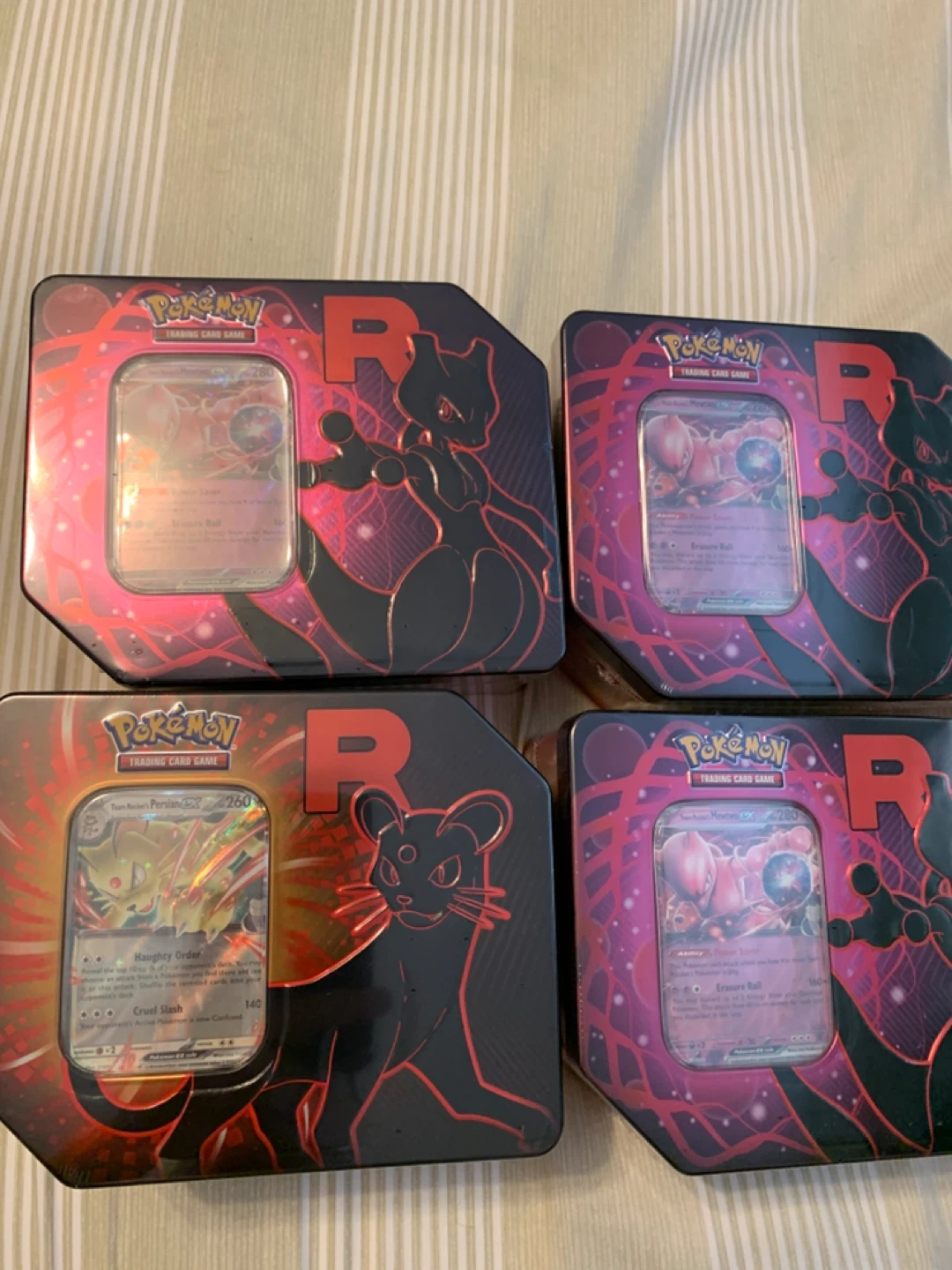 Pokemon Trading Card Game Tins - Mewtwo & Persian