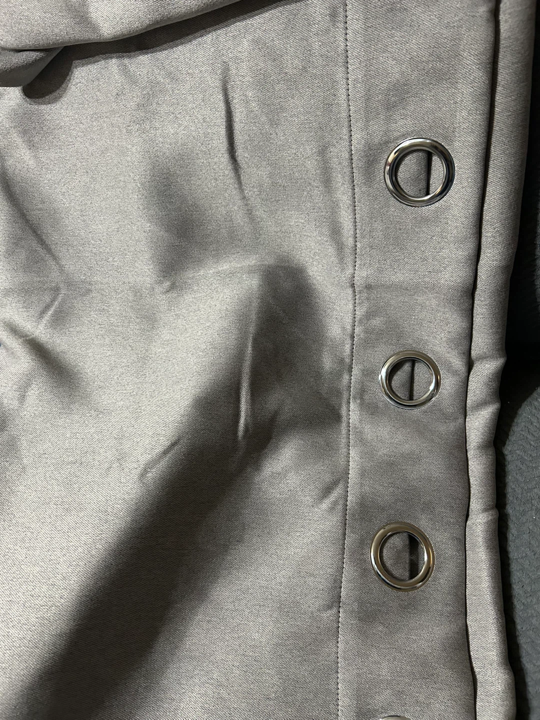 New black out Window 2 pcs grey curtains!