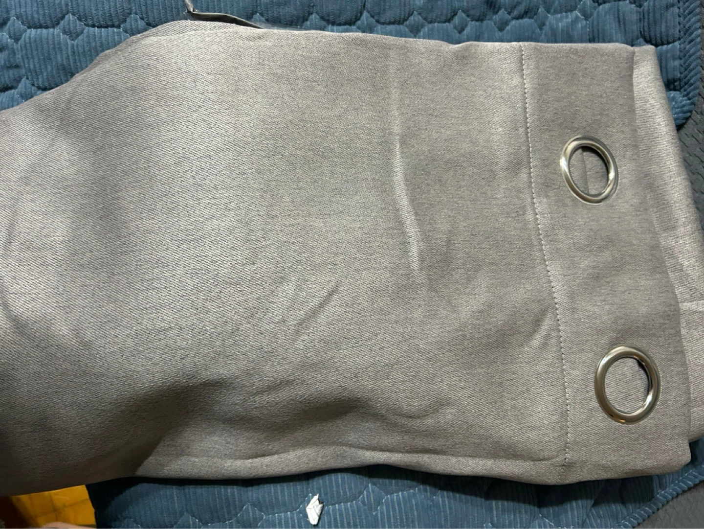 New black out Window 2 pcs grey curtains! - photo 2