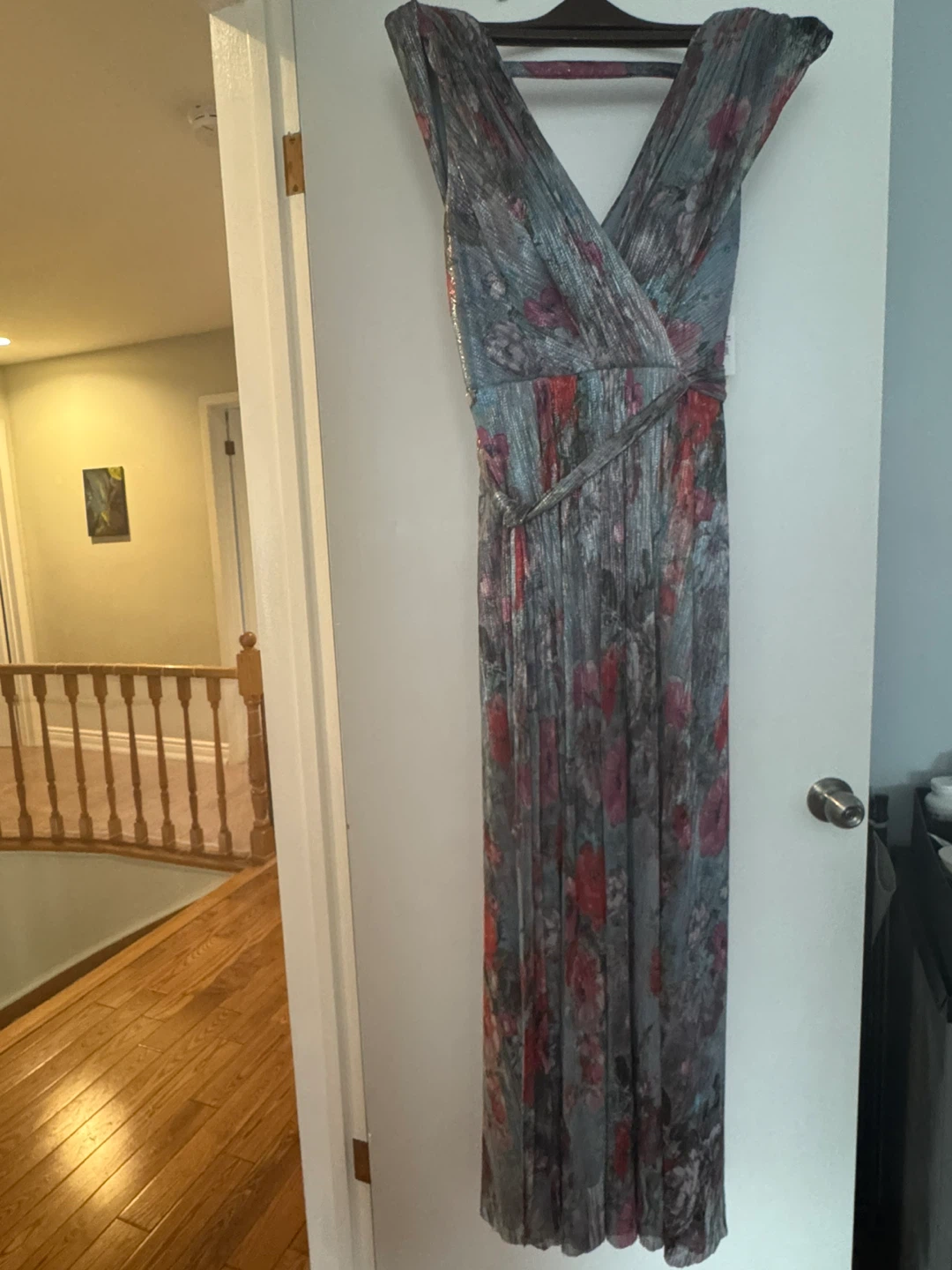 Eliza J Floral Print Maxi Dress Size 16