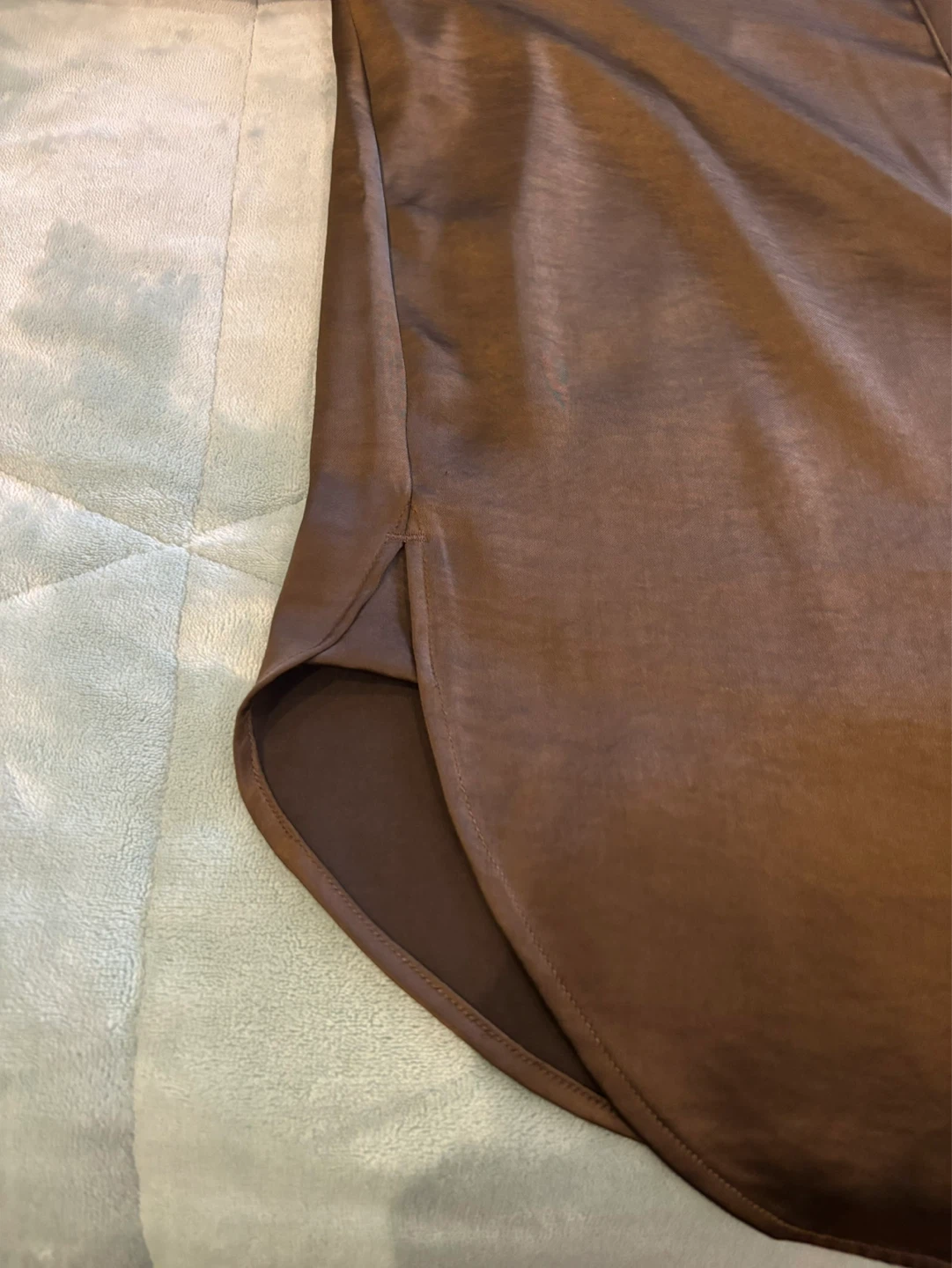 Banana Republic olive green blouse size medium petite - photo 3
