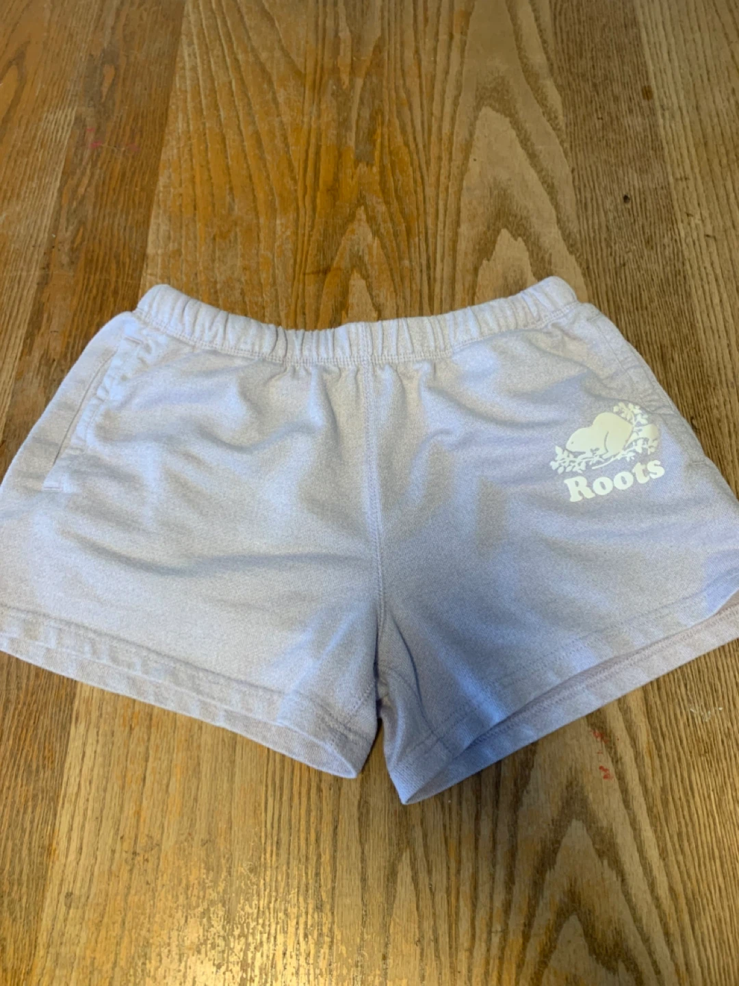 ROOTS purple shorts