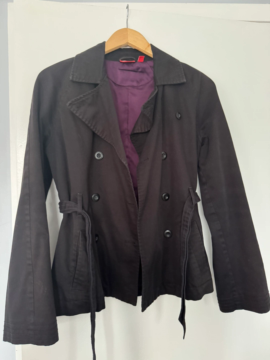 Puma Women's Black Double-Breasted Jacket - XS