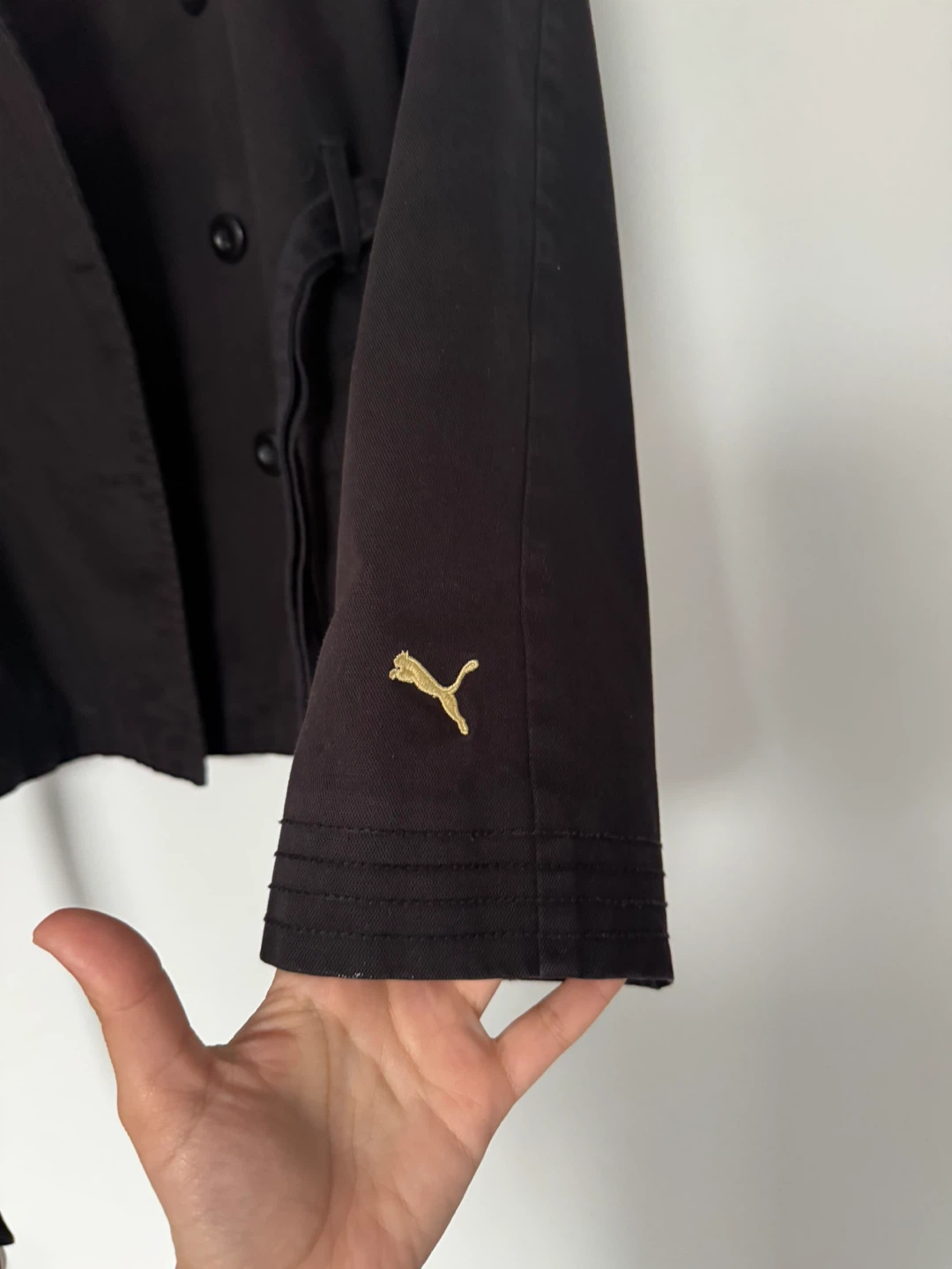 Puma Women's Black Double-Breasted Jacket - XS - photo 3