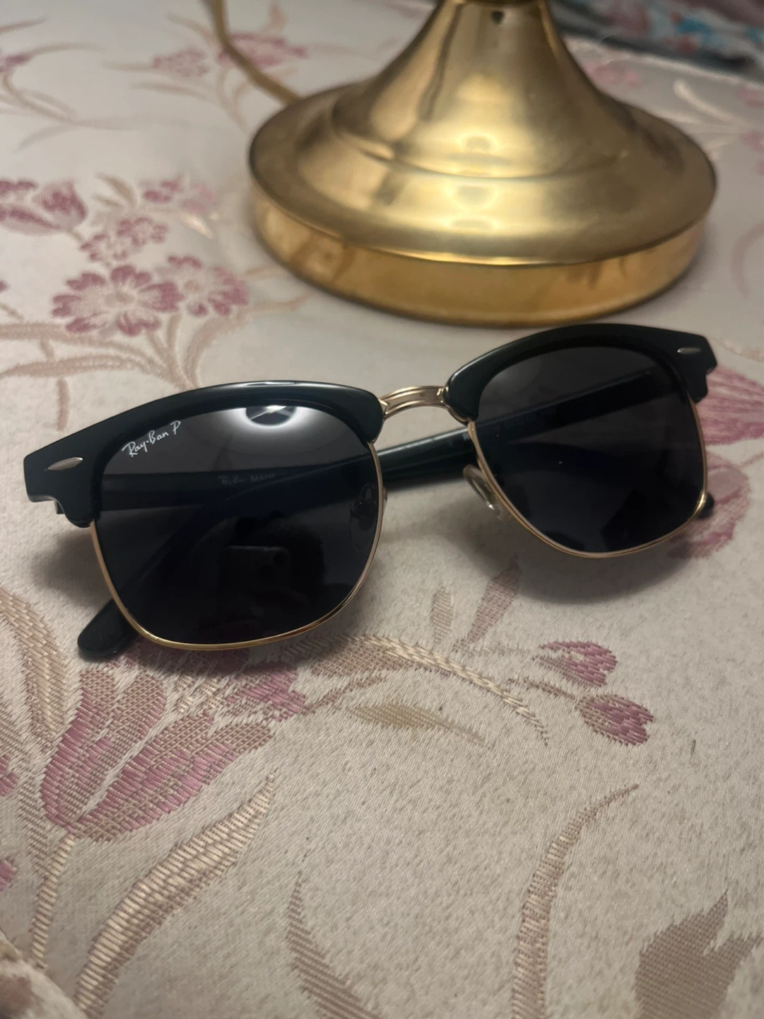 Authentic Ray-Ban Clubmaster RB3016 Black/Gold – No Scratches - photo 3