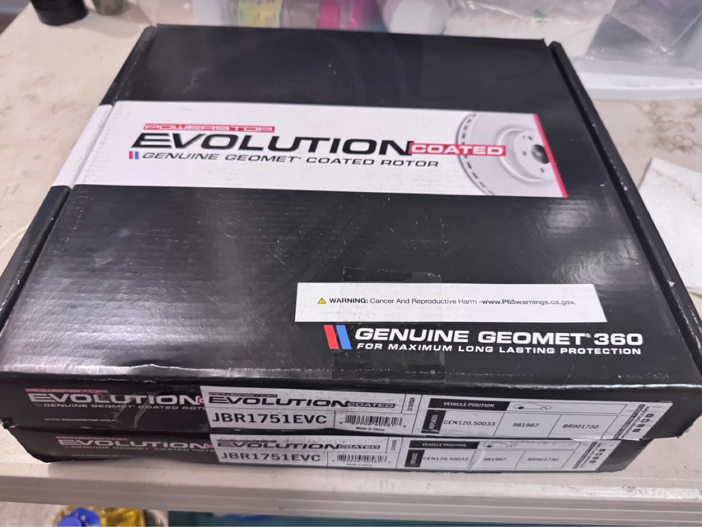 PowerStop Evolution Coated Rotors JBR1751EVC