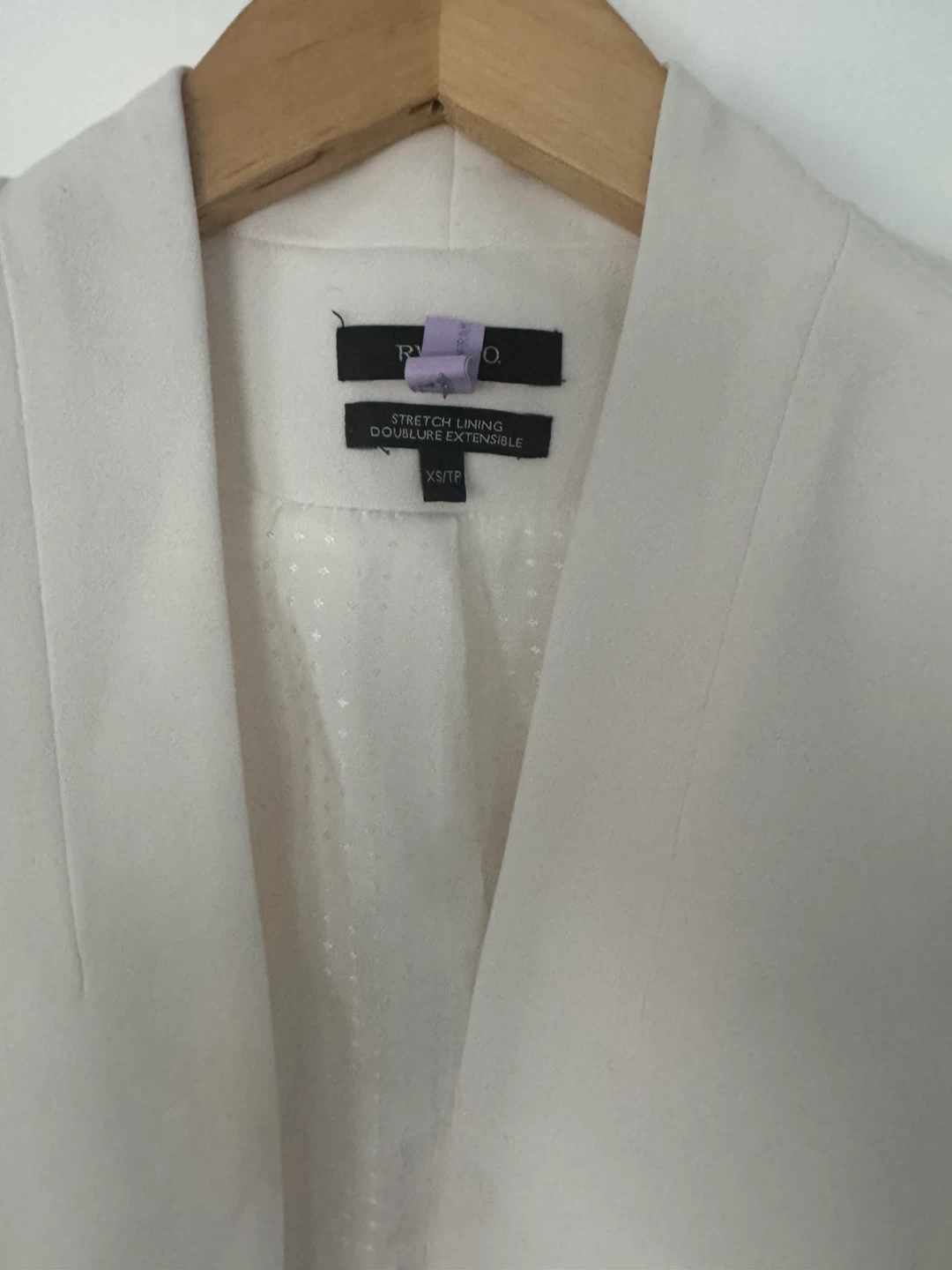 RW&CO Cream Blazer XS/TP