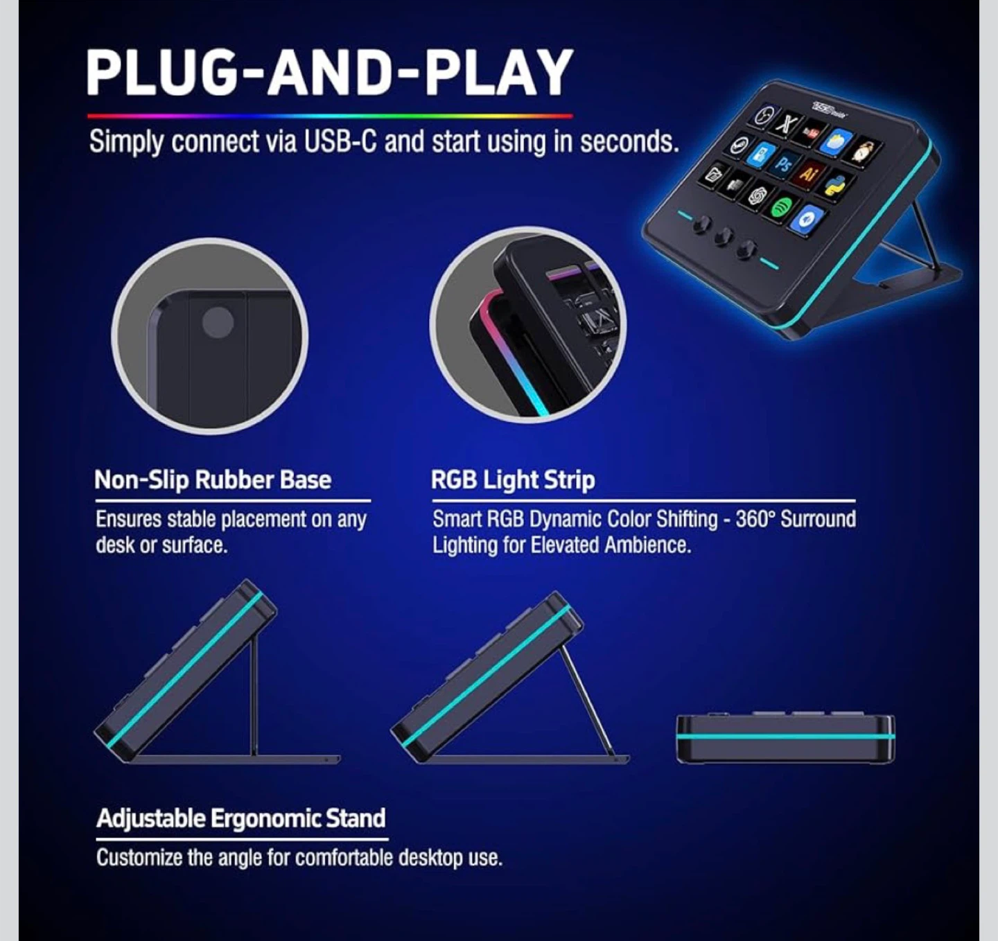 VSD Inside Programmable Macro Pad for Streaming & Gaming - photo 3