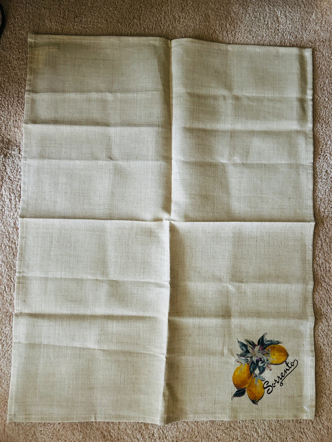 NEW LINEN Sorrento ITALY Kitchen Towel