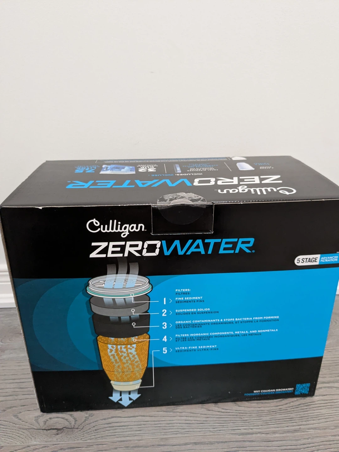 Zerowater Pitcher with BRAND NEW FILTER CARTRIDGE