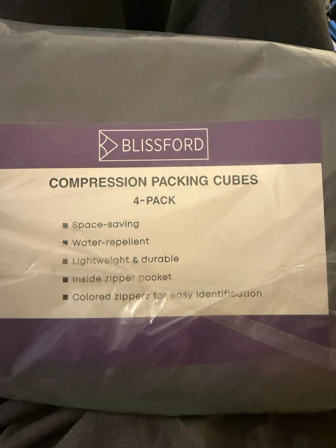Blissford Compression Packing Cubes 4-Pack - photo 2
