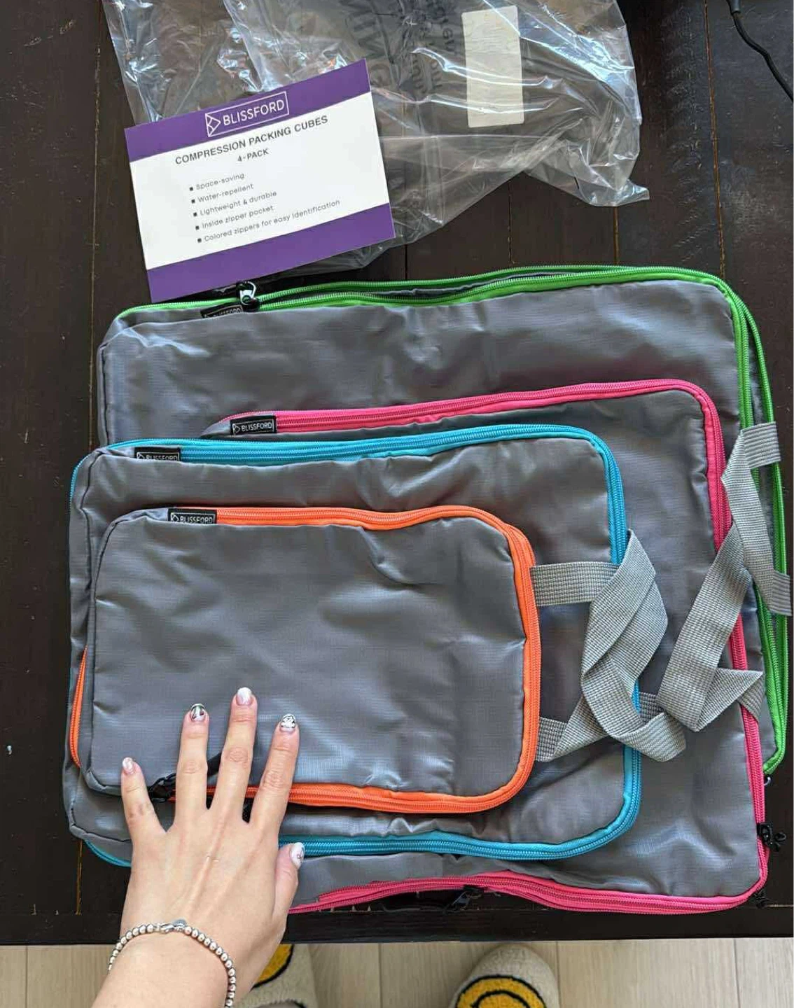 Blissford Compression Packing Cubes 4-Pack - photo 3
