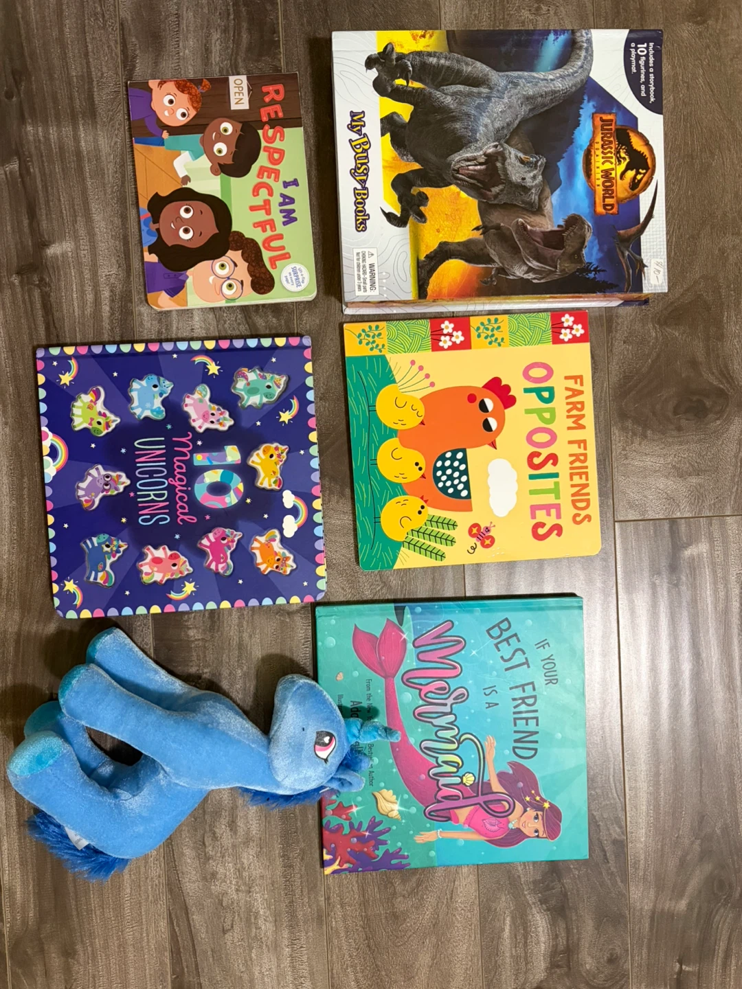 Assorted Children's Books and Toys Box - photo 4
