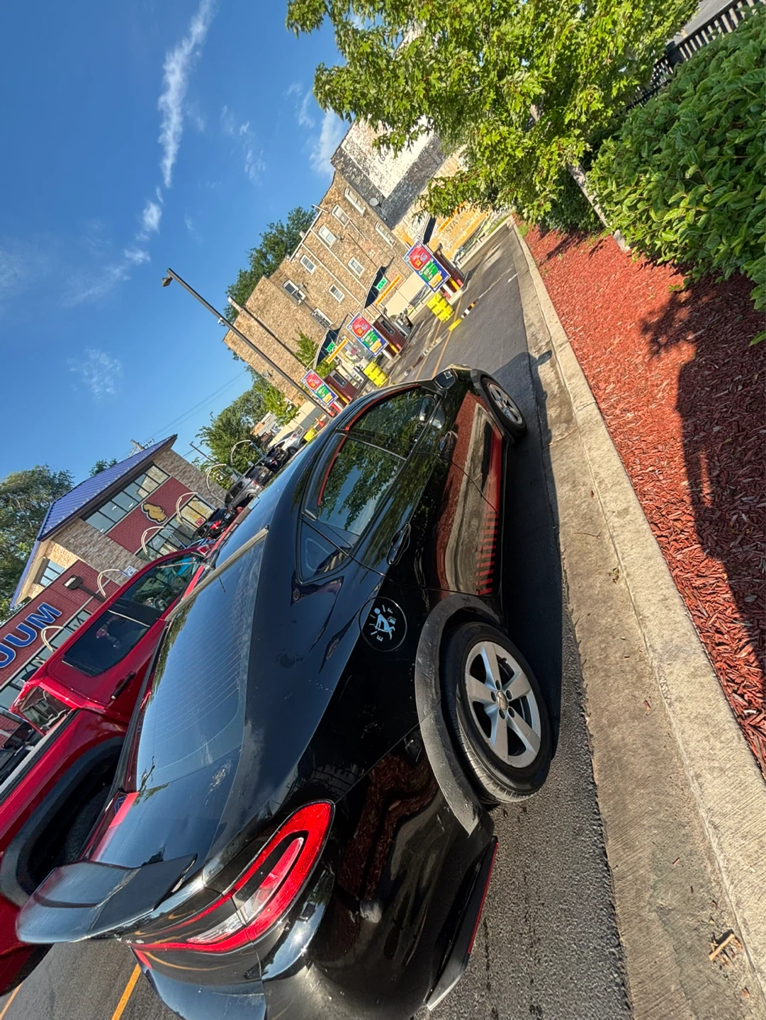 Black Dodge Dart SXT Sport