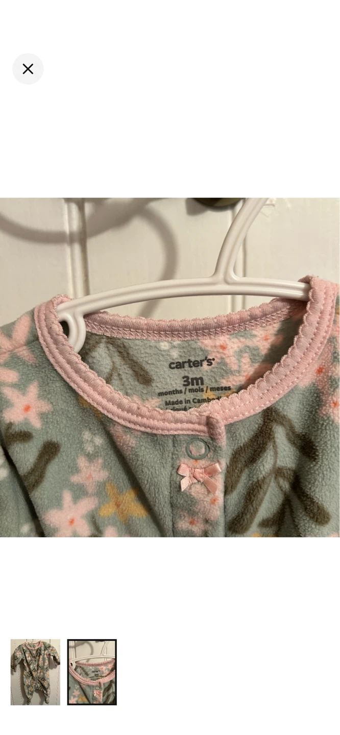 Carter's Baby Sleepsuit - 3 Months - photo 2