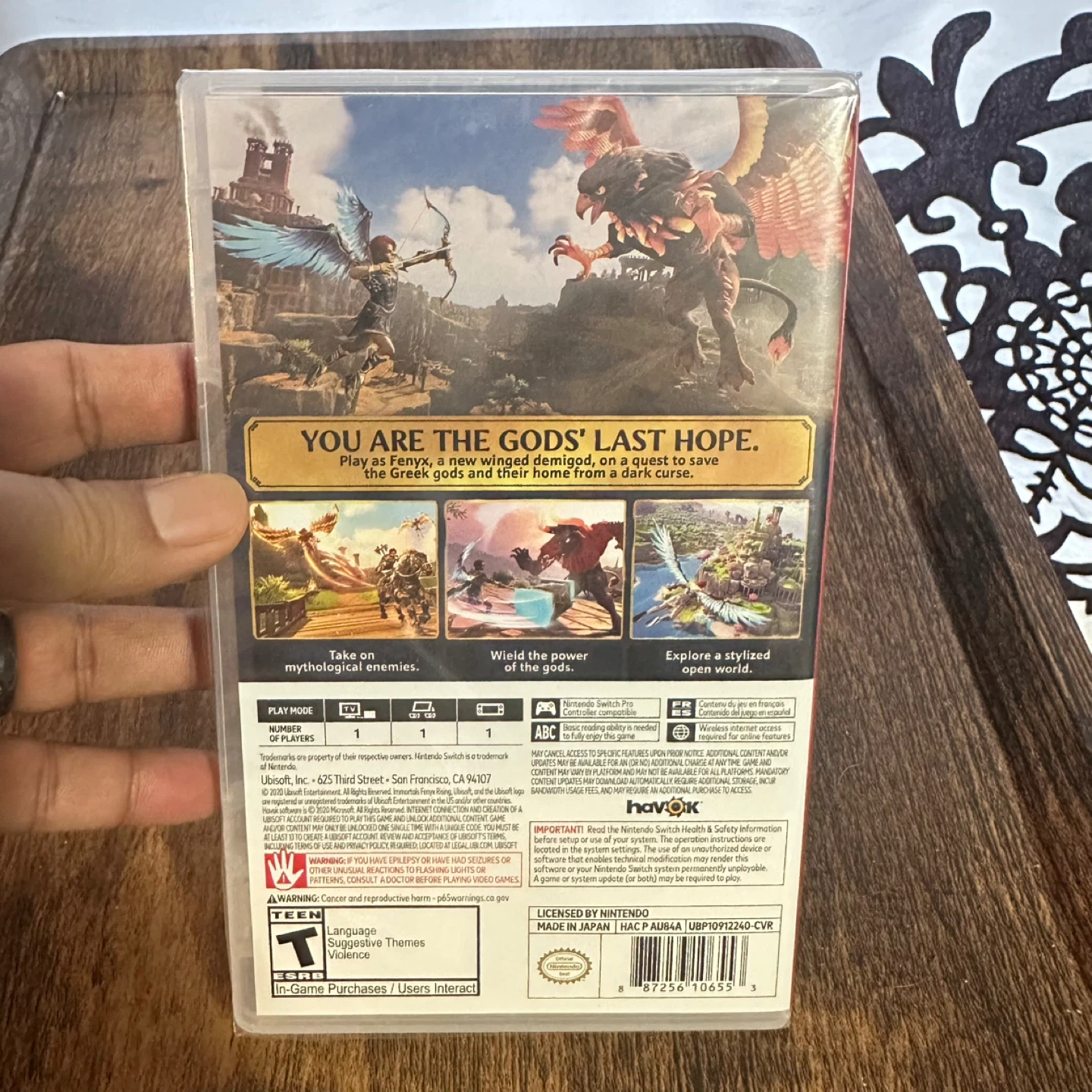 Immortals Fenyx Rising Nintendo Switch Game - photo 2