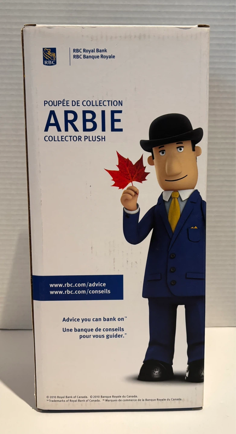 NEW RBC ARBIE Collector Plush Doll 13"2010 Royal Bank Of Canada - photo 4