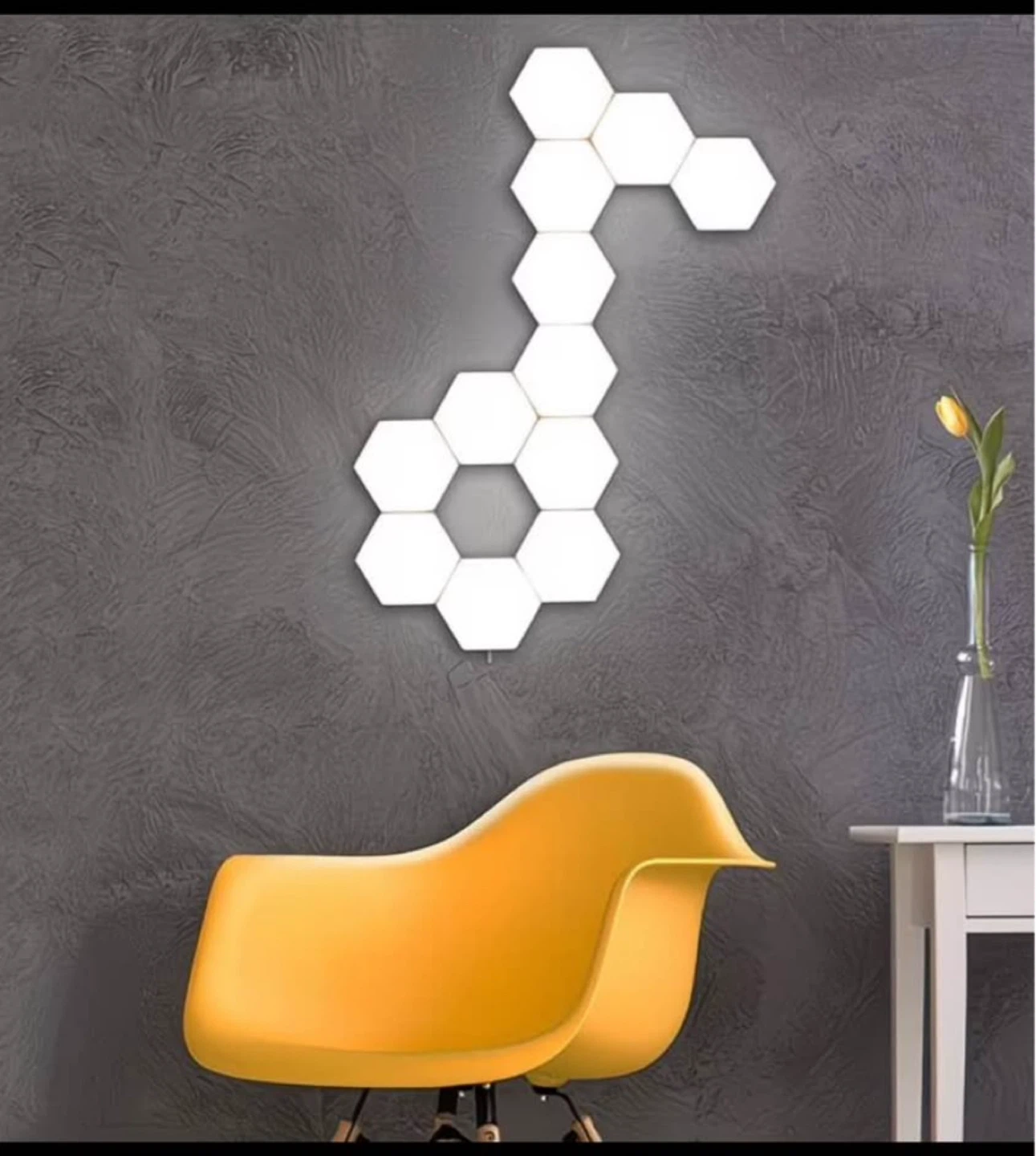Hexagon LED Wall Lights - photo 2