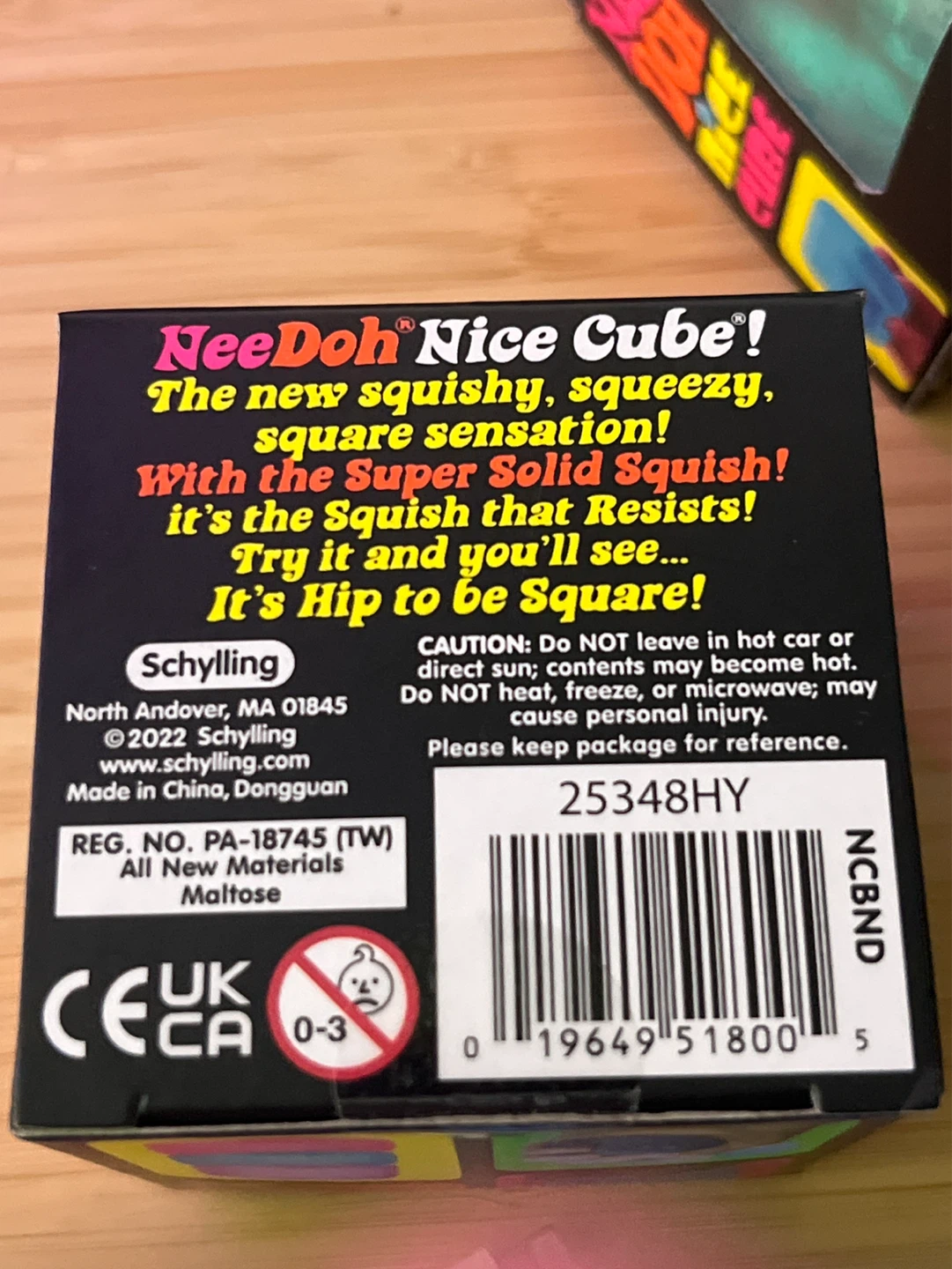 NeeDoh Nice Cube Super Solid Squish Toy - photo 3