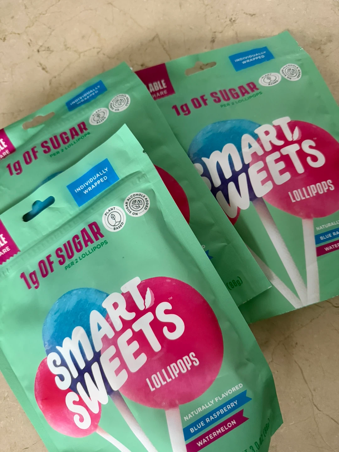 Smart sweets lollipops