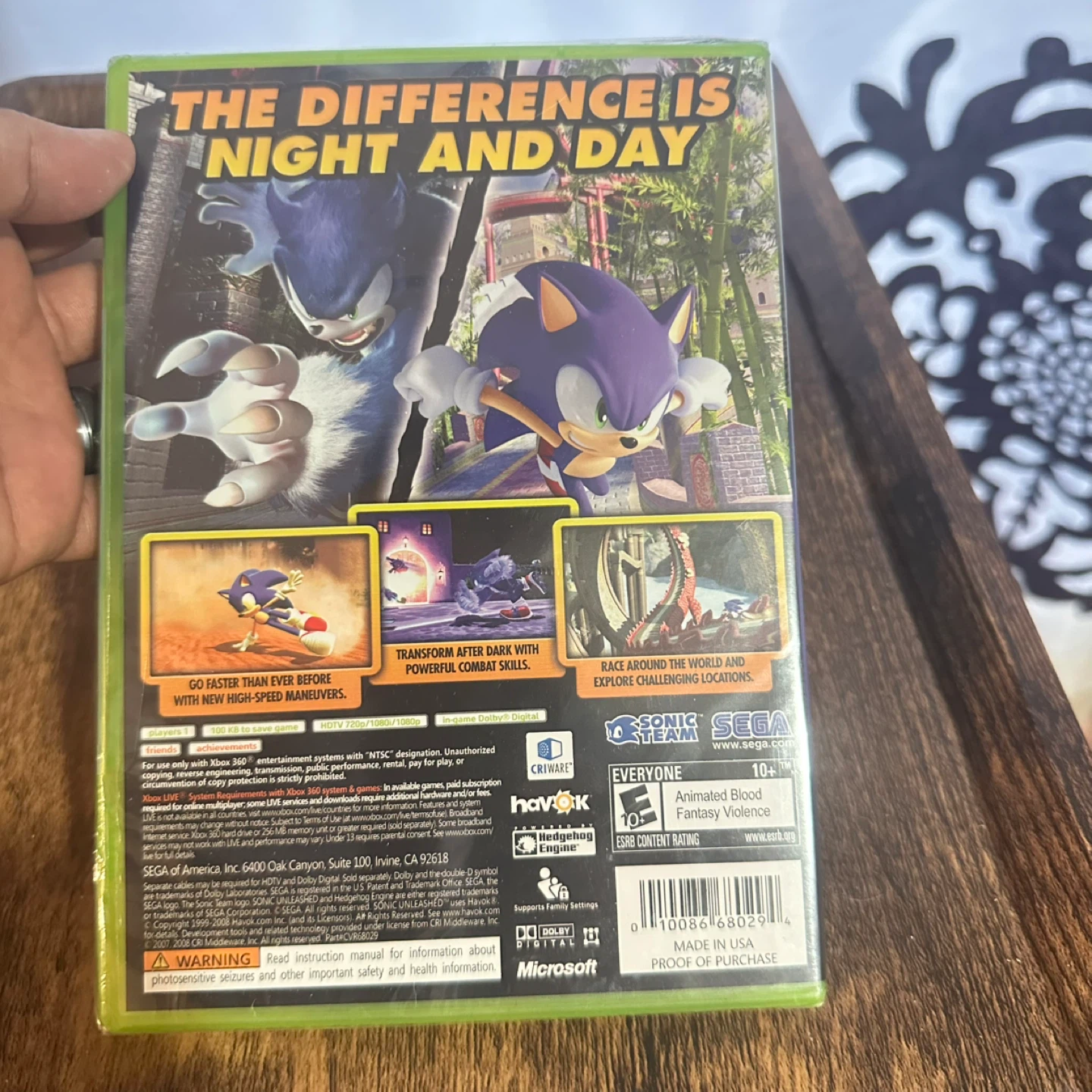 Sonic Unleashed XBOX 360 Platinum Hits Video Game - photo 2