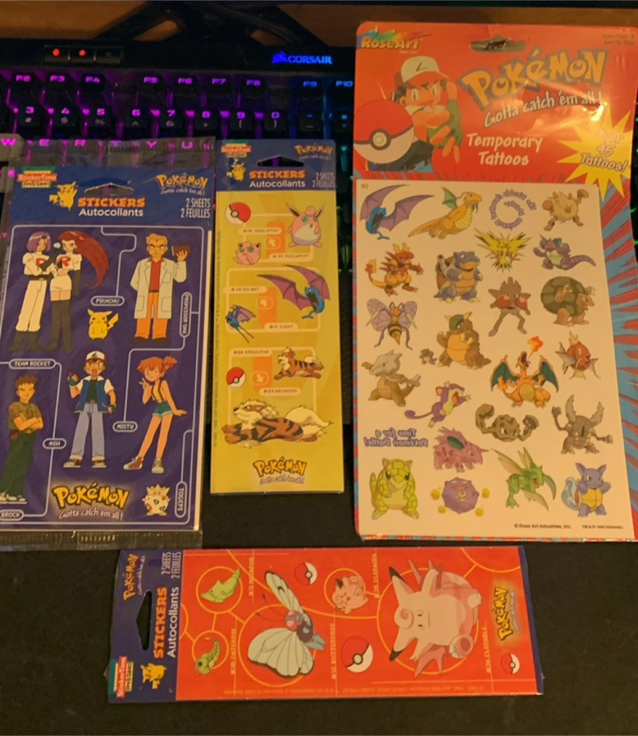 Pokémon Stickers & Tattoos Bundle