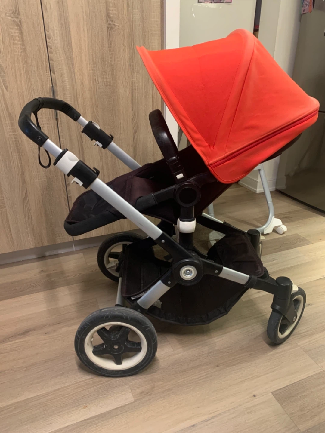 Bugaboo Cameleon 3 Stroller with Red Canopy