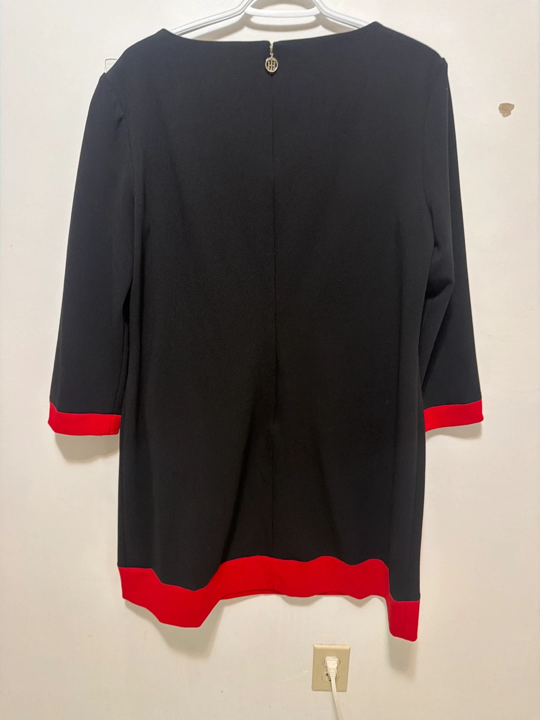 Tommy Hilfiger Black & Red Trim Dress Size 16 - photo 5