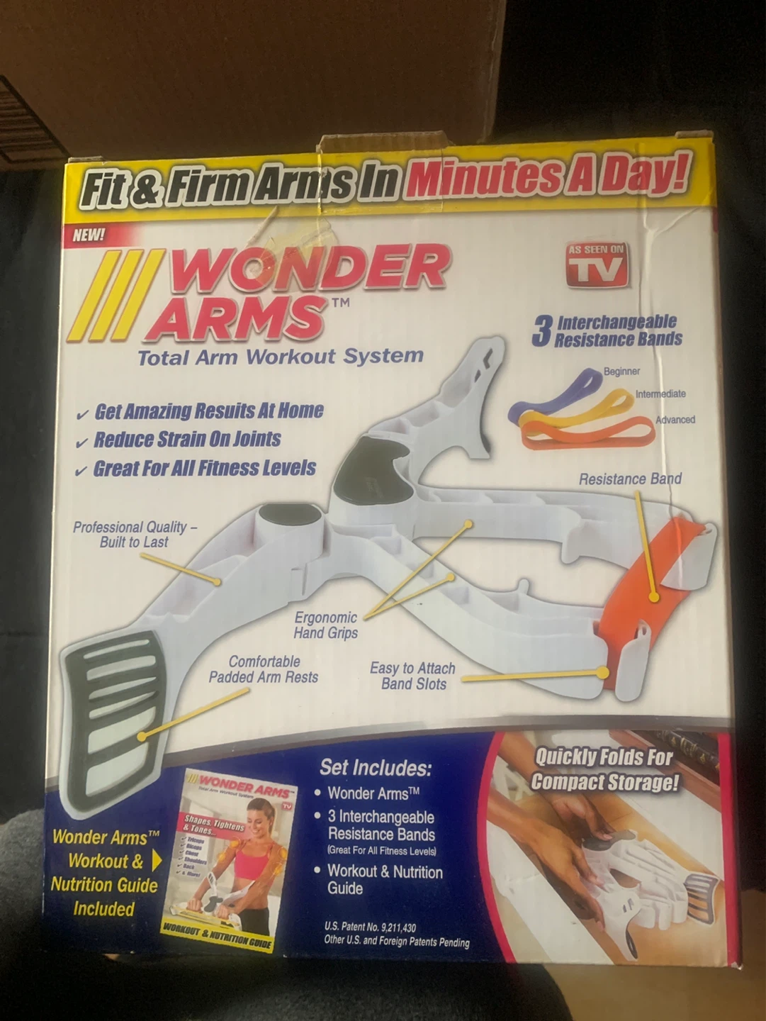 Wonder Arms Total Arm Workout System with 3 Resistance Bands