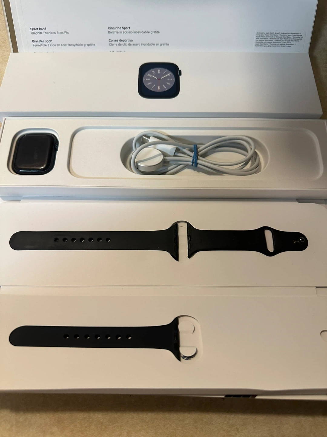 ⌚️ Apple Watch Series 8 (41mm) + 4 Extra Bands 🔥 - photo 4