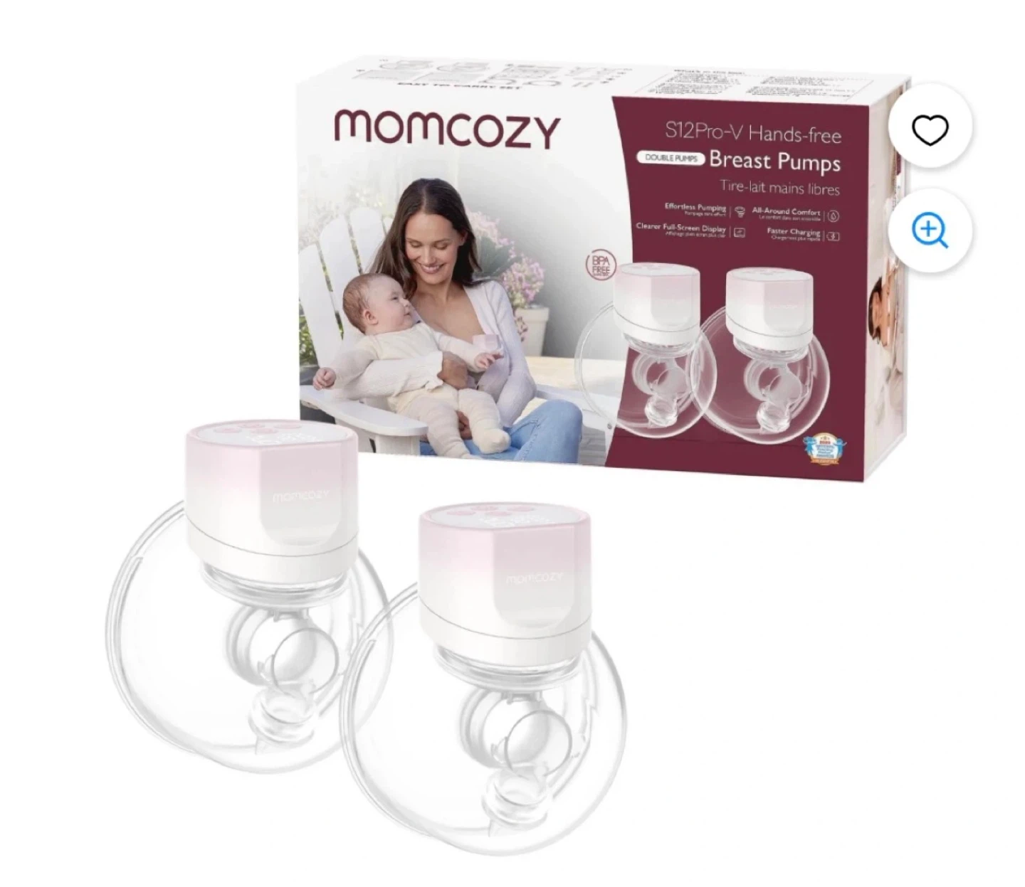 Momcozy S12 Pro Wearable Double Breast Pumps