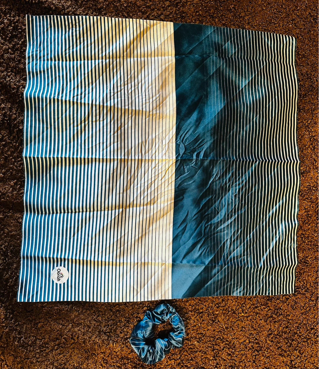 Oorah Satin Scrunchie and Bandana Set
