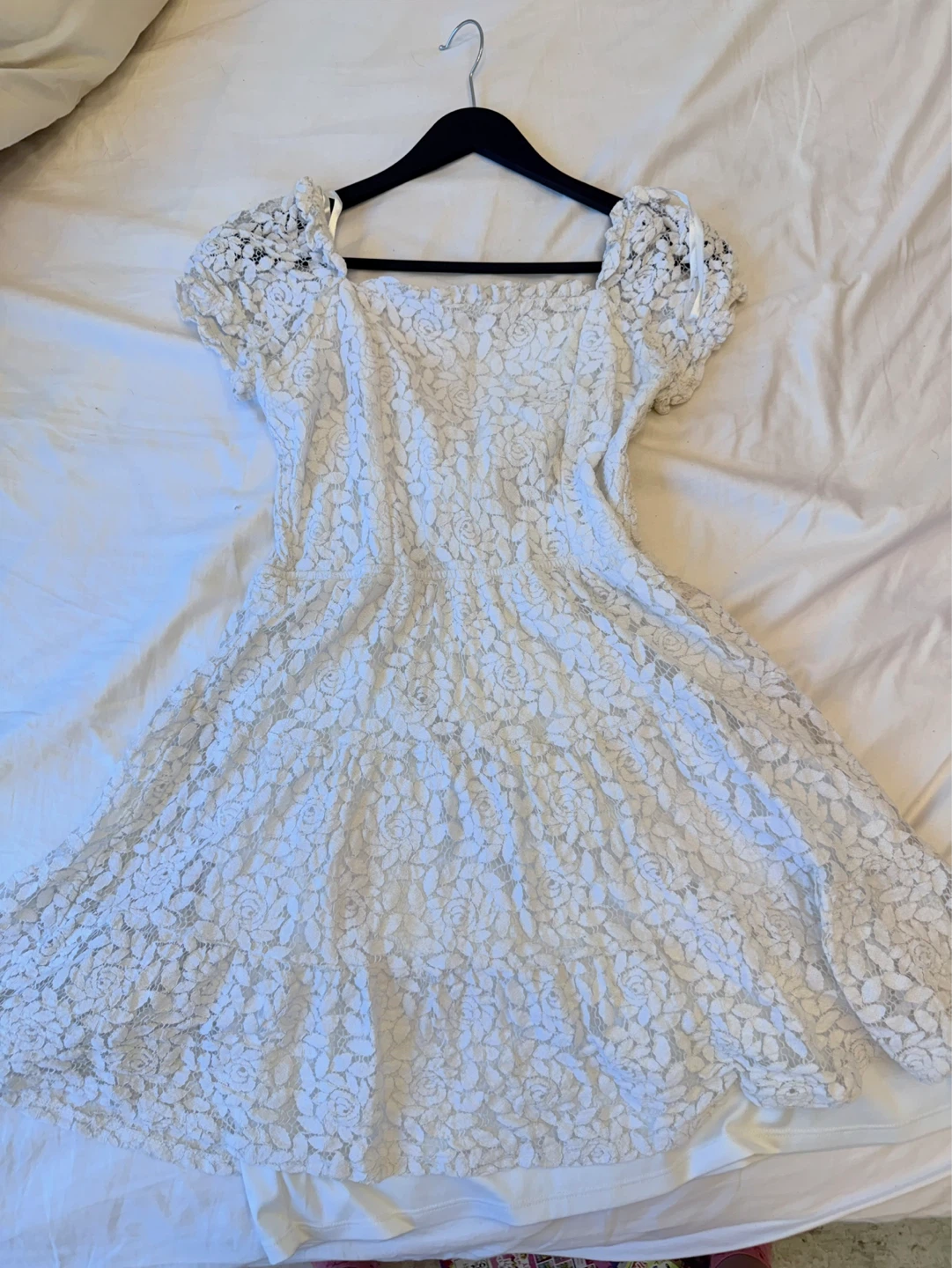 White Lace Dress - photo 3