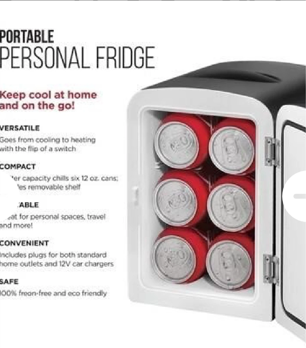 Chefman Portable Personal Fridge - photo 2