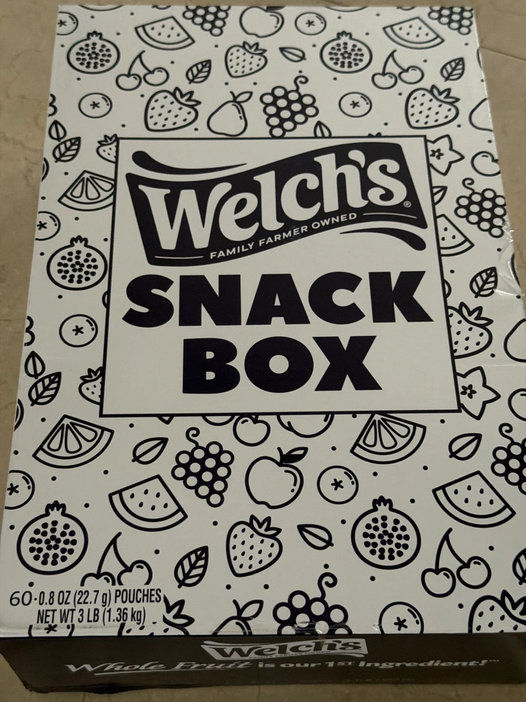 Welch’s fruit snack - new box