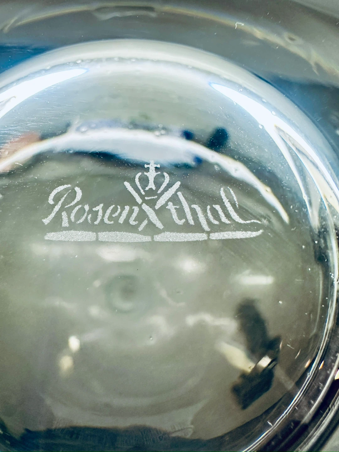 NEW ROSENTHAL GLASS CRYSTAL LIQUOR DECANTER MID CENTURY MODERN - photo 2