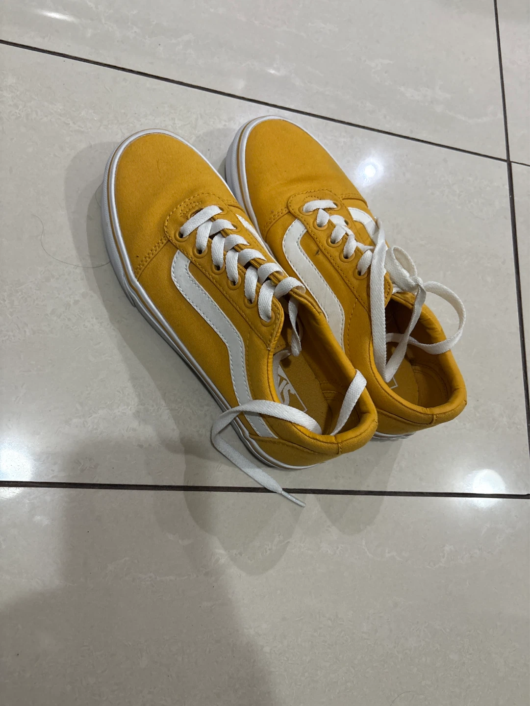 Vans Old Skool Yellow Canvas Sneakers