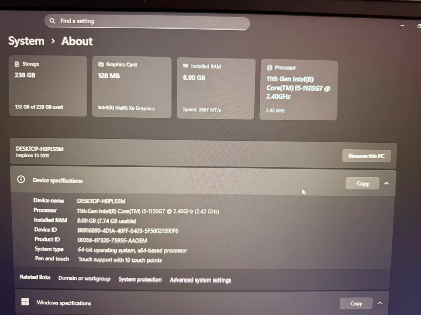 Dell Inspiron 15 3000 Laptop - photo 3