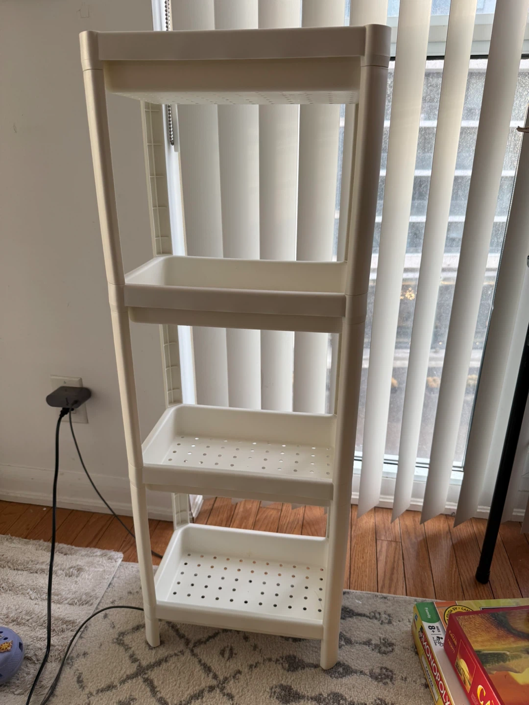 IKEA White 4-Tier Shelf