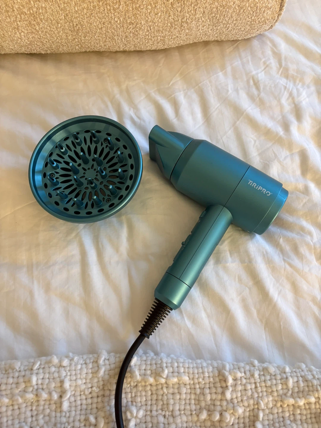 TRI PRO Hair Dryer with Diffuser Attachment